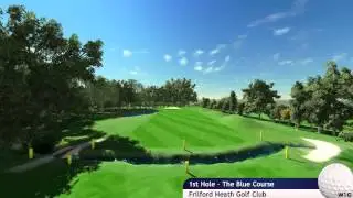 Frilford Heath - Hole 1 - Blue Course