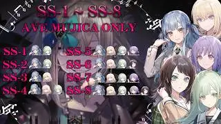 [Arknights] SS-1 ~ SS-8 Только проспект Мухика | Без модулей и без M6/M9