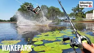 Je p&ecirc;che en vacances &agrave; Azureva et je prends le poisson RECORD du WAKEPARK !!!