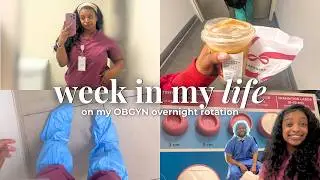medical school vlog ✨ OBGYN overnights, virtual rounds, & more #medschool #medicalstudent #vlog