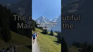 The Jungfrau marathon is considered the most beautiful marathon in the world #marathon #switzerland