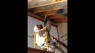 spraying 2lb foam