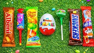 ASMR Most Popular Candys / Colourful Lollipop & Chocolate Unwrapping / Relaxing Sounds