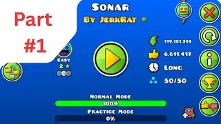 BEATING EVERY MAP PACK LVL IN GD | #1 ( Sonar )
