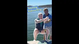 Обучение Линдси вейксерфингу