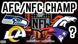 FULL NFL AFC/NFC CHAMPIONSHIP Picks and Predictions: 2026