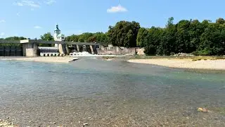 AUGSBURG / LECH RIVER, HOCHABLASS, KUHSEE LAKE / BAYERN, GERMANY / АУГСБУРГ/ РЕКА ЛЕХ, ХОХАБЛАСС