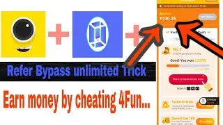 4Fun unlimited trick || cheat 4Fun easily...in telugu|| best money earning apps in telugu