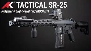Доступная и лёгкая AR-10? | A&K Tactical SR-25 с MOSFET! [Обзор]