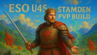 ESO U45: Stamden PVP Build with gameplay! Crazy AOE Burst!