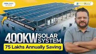 Delhi&rsquo;s Highest-Level Rooftop Solar Plant | 400kW Hospital Project | ₹25 Cr Lifetime Savings