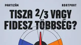 A Tisza kétharmadának nagyobb az esélye, mint a Fidesz győzelmének | Adatpont Kovalcsik Tamással #1