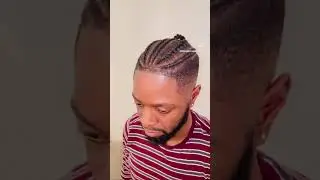 Hi-top braids on short short hair #184