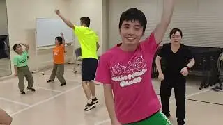 本日のレッスン　オリジナルの振り付け曲もたくさーん踊ってアップがわりの「ジャンボリーミッキー」🤭