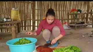 Harvesting green vegetables to take to the market for sale & Giant Snake Attacks Farm