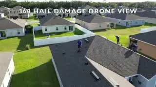 360&deg; DJI MINI 3 DRONE AERIAL VIEW - HAIL DAMAGE INSPECTION - TOP RANK ROOFING FLORIDA