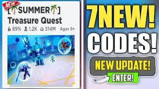 *Limited* Update || TREASURE QUEST CODES || ALL TREASURE QUEST CODES 2023 || ROBLOX CODES!!