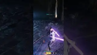 The best lightsaber combat ever seen in a Star Wars game.