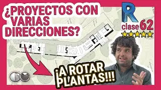 Cómo ROTAR PLANTAS en REVIT ✅ Vistas PARALELAS a más de una ORIENTACIÓN del proyecto