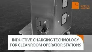Inductive charging technology for cleanroom operator stations - TROLLEY LIGHT INDUCTIVE