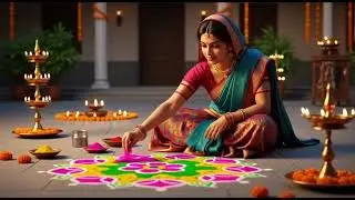 Ai rangoli/ Neevee Creations/rangoliart 
