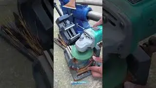 One disc for cleaning and sharpening