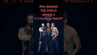 Shield in a 3-1 handicap match... #theshield #cmpunk