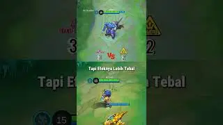 Bandingin skin mecha dino vs transformer popol #mlbb