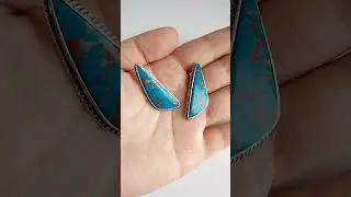 20221226-01  Natural Turquoise Earrings, Boho Earrings, Drop Earrings Gold, Gemstone Earrings