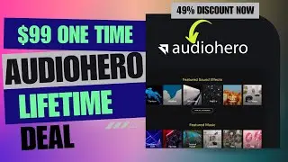 🤯🤯 AudioHero Lifetime Deal | Unlimited Music & Sound Effects | $99 Lifetime Deal | 49% Off Now