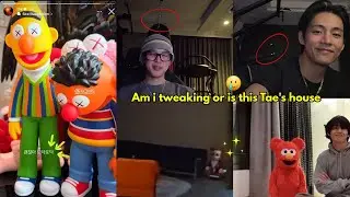 У Тэхёна теперь есть последняя коллекция виниловых фигурок Kaws x Sesame Street! VMIN так сильно ...
