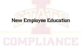 New Employee Compliance Education