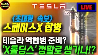 [테슬라 대형속보] 스페이스X & xAI 합병 / 미래 테슬라와 역합병 및 X홀딩스를 위한 준비 가능성! / 200억 달러 투자 결정의 배경이 이거였나?