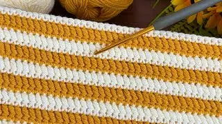 Easy Reversible Two-Color Crochet Stitch | Double-Sided Crochet Pattern