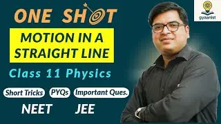 🔥 One Shot Motion In a Straight Line Class 11 Physics for NEET & JEE #quickrevision #oneshot