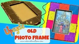 DIY Easy photo frame decoration idea using Yarn!! Upcycle, Best out of waste!!