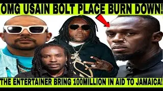 OMG! USAIN BOLT PLACE BURN DOWN FLAT! VYBZ KARTEL DONATE AGAIN, SIR P GET A W!CKED DISS FROM NESBETH