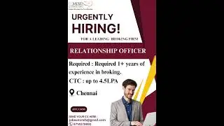 Immediate vacancies for a leading Broking firm