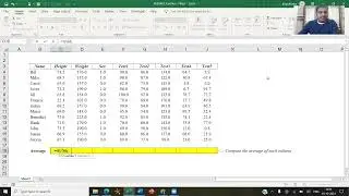 AVERAGE Function | Excel for Beginners | MBA | Self Learning
