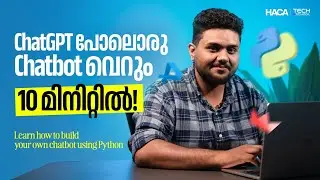 Create Your Own ChatGPT in 10 Minutes! | Streamlit & Python (Malayalam)