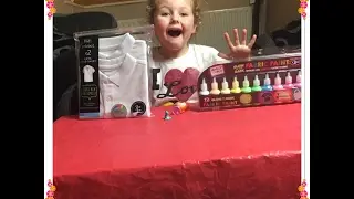 Glow in the dark fabric paint!