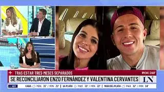 Se reconciliaron Enzo Fern&aacute;ndez y Valentina Cervantes tras estar tres meses separados