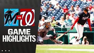 Marlins vs. Nationals Game Highlights (9/1/25) | MLB Highlights