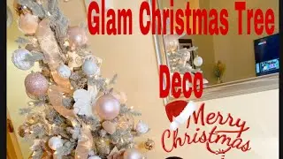Christmas tree decoration/How to decorate your Christmas tree with ribbons/kids