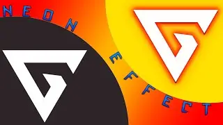 NEON effect on logo || Photoshop Logo effects tutorial || #TechnicalGanesh