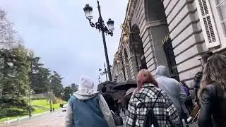 Freak Hail Storm Madrid Palace