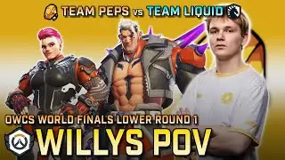 [ Willys ] GOLDEN Hazard Gameplay | Team Peps vs Team Liquid | OWCS World Finals Lower Round 1