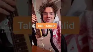 🎙🎙 How &ldquo;Talk&rdquo; by Khalid was made (but only using guitar and bass)!! 🎙🎙