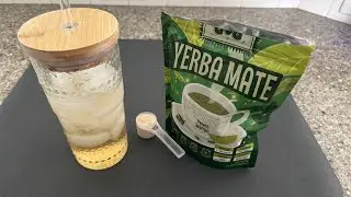 Низкое содержание сахара, большая польза? Вкусный персик-манго! Обзор чая мате QVQ для энергии и ...