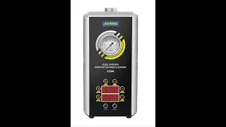 AUTOOL C200 Fuel Injector Cleaner Dismantle Free Fuel Injector System Flushing Machine